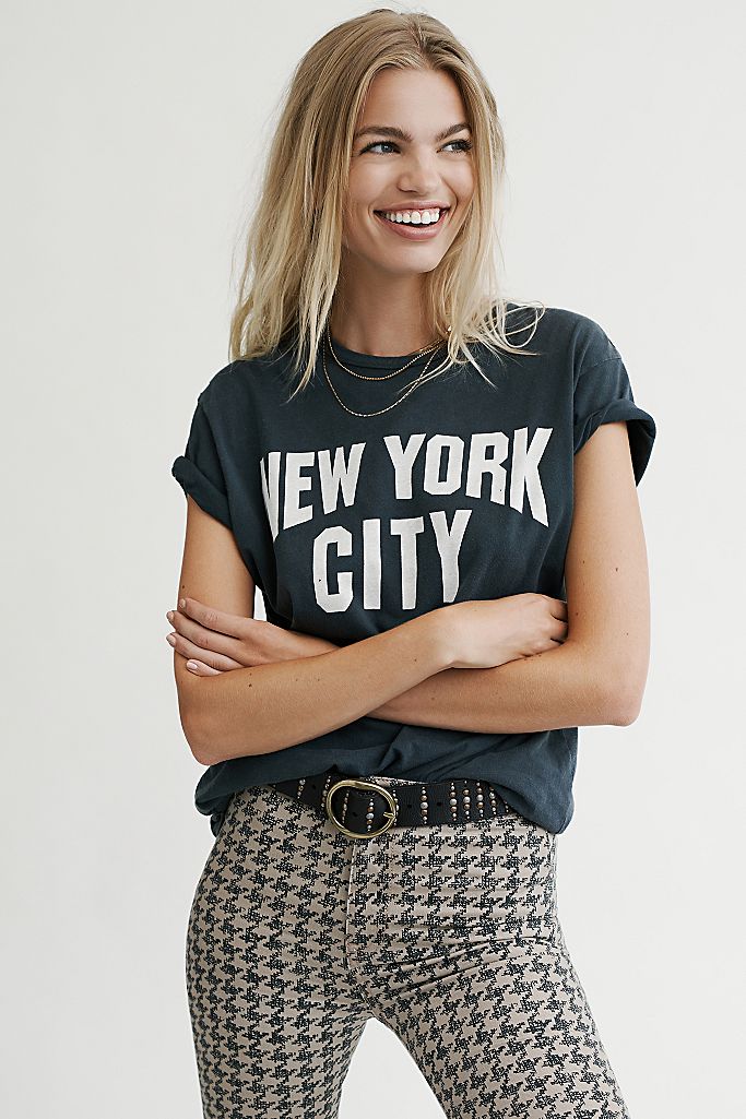 Original Retro Brand 뉴욕 시티 여성 티셔츠 (2컬러)울랄라 편집샵