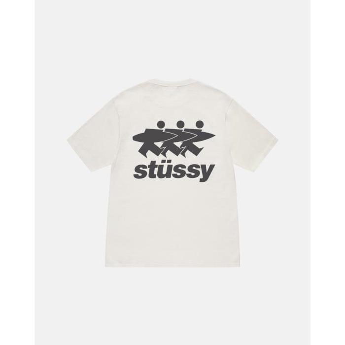 스투시 Stussy 서프워크 티셔츠 피그먼트 다이드 내츄럴울랄라 편집샵