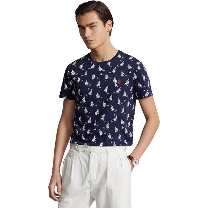 폴로 Ralph Lauren 클래식 핏 프린트ED Jersey 티셔츠울랄라 편집샵