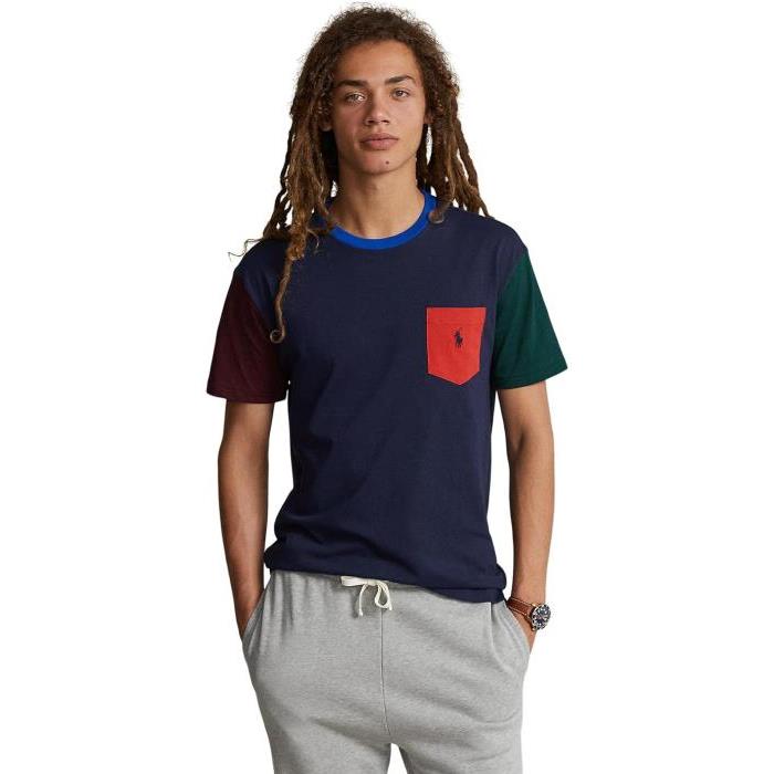 폴로 Ralph Lauren 클래식 핏 컬러 블록ED Jersey 티셔츠울랄라 편집샵